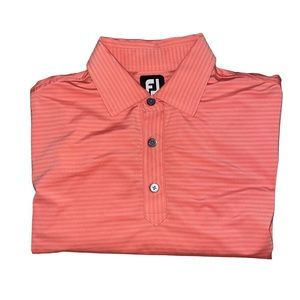 FootJoy men’s golf polo golf course logo on sleeve